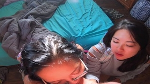 'THREESOME With Two Asian College Girls @andregotbars'