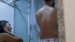 Doggy fuck live on webcam between naked nice Indian mature