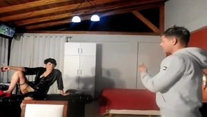 Reality hard slamming alongside Perla Lopez