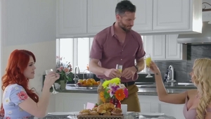 Twistys: German redhead Briana Banks teasing big boobs