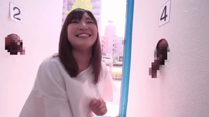 JAV japanese mature gloryhole in public