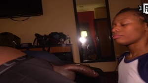 Throat fucking ebony