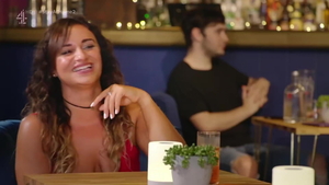 Attractive american lesbo in bikini licking