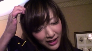 Hairy Japanese Pussy Serving Two Cocks