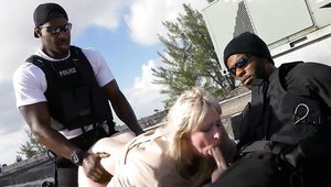 Monsters of Cock: Stepmom Kiki Parker handjob outdoors