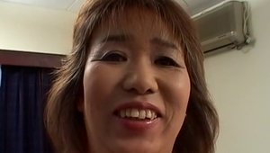 Asian MILF uncensored sucks dick and fucks