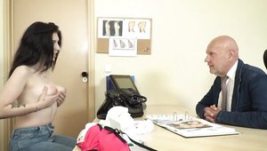 Oldje - Busty Sheril Blossom cowgirl fuck posing