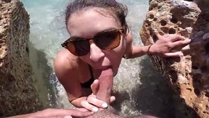 Riding a dick in public