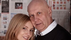 Oldje - Very tasty Nataly Von posing sucking cock