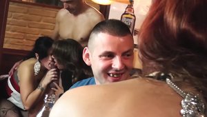 Fun Movies - Group sex in public alongside mature