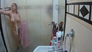 In the shower chubby greek HD