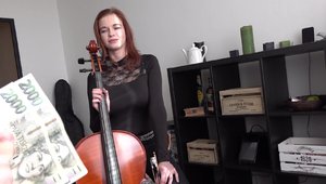 THE POLISH VIOLINIST CANNOT RESIST THE MONEY