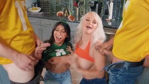 MommyGotBoobs: Cumshot with London RIver beside Lucas Frost